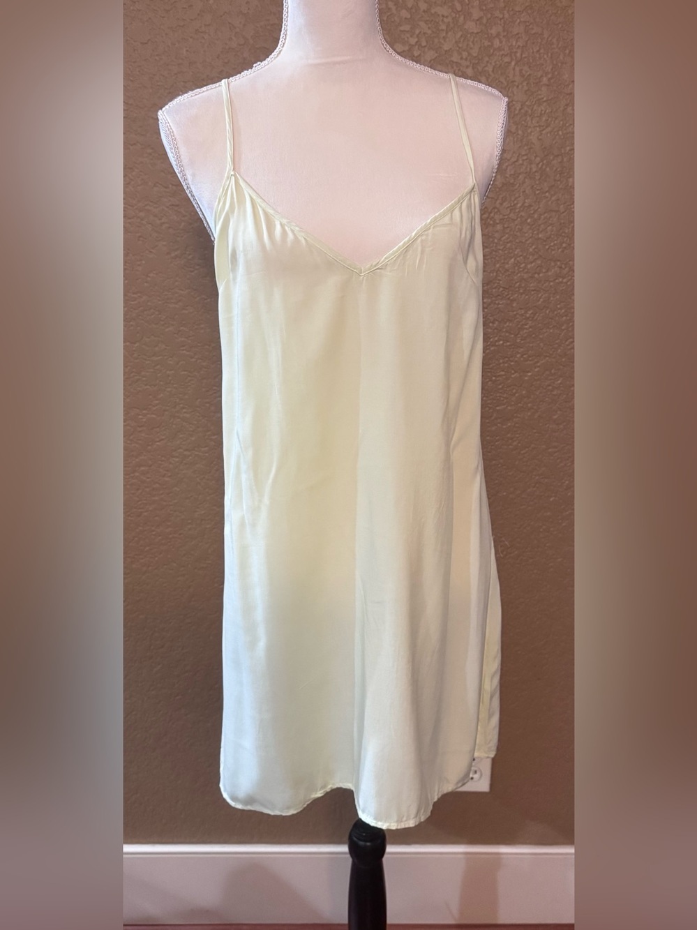 J. Crew light pastel yellow V-neck camisole  drees Women